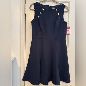 Vince Camuto blue dress. NWT.